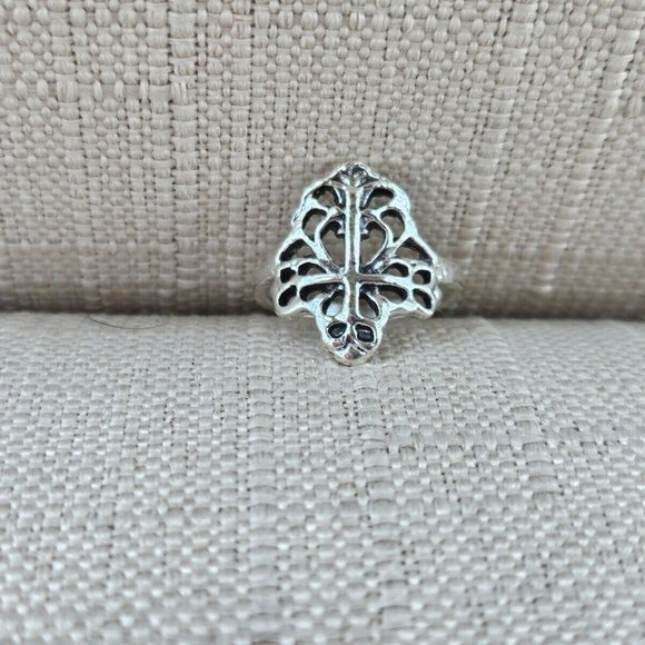 Women Rings Set of 5 rings Fashion Jewelry Silver Tone Rings Size 6.5 - Picture 5 of 10